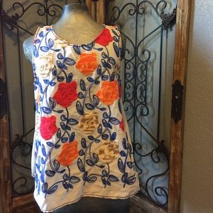 Sophie Max large cream colored tank top